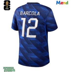 Frankrig Bradley Barcola #12 Replika Hjemmebanetrøje VM 2026 Kortærmet